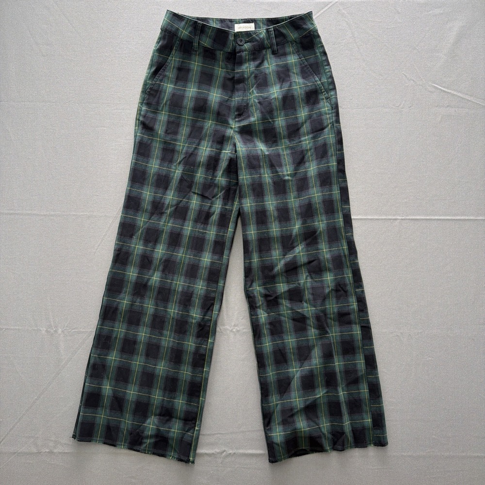 Brixton 26‎ Plaid Pants Checker Green Dress Pants